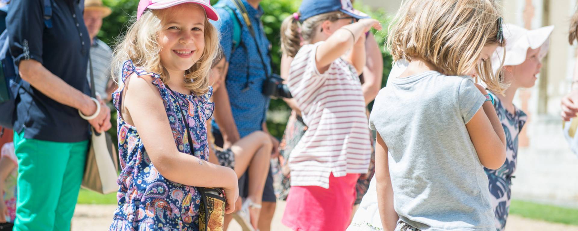 Children during a guided tour